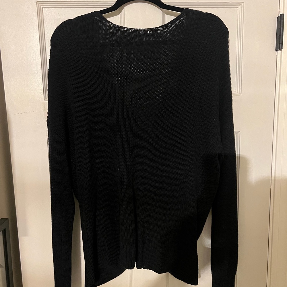 LOFT Charcoal Knit Sweater